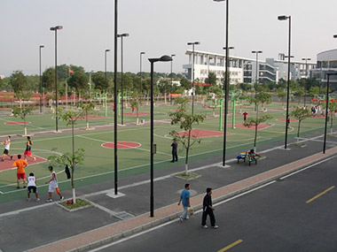 3150平方彈性丙烯酸——安徽滁州職業技術學院順